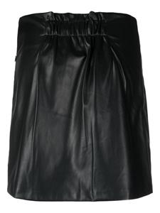 DKNY mid-rise wrap miniskirt - Zwart