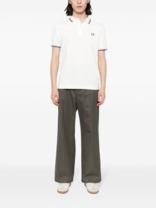 Fred Perry Twin Tipped katoenen poloshirt - Wit