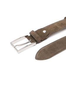Doucal's suede buckle belt - Bruin