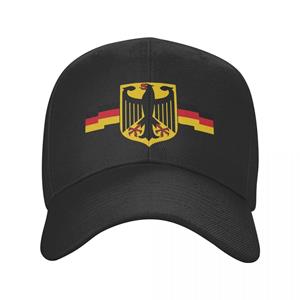 91460000MABYK9JE7A German Eagle On Shield Baseball Cap for Unisex Women Adjustable Germany Flag Dad Hat Sun Protection Snapback Caps