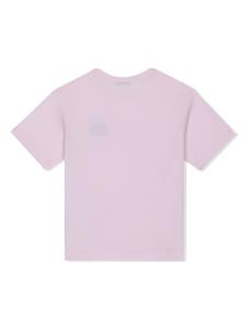 Dolce & Gabbana Kids T-shirt met logopatch - Roze