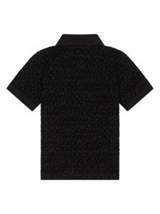 Dolce & Gabbana Kids Poloshirt met logoprint - Zwart