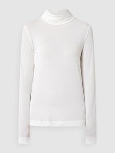 Esprit collection Shirt met lange mouwen van een mix van modal en elastaan
