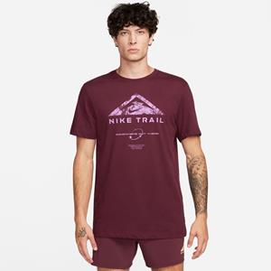 Nike Hardloopshirt Dri-FIT Run Trail - Bordeaux