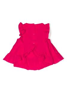 Ralph Lauren Kids Top en shorts met borduurwerk - Roze