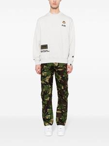 AAPE BY *A BATHING APE Sweater met geborduurd logo - Grijs