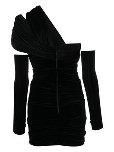 Alex Perry Asymmetrische mini-jurk - Zwart