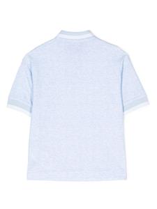 Emporio Armani Kids Poloshirt met logo-applicatie - Blauw