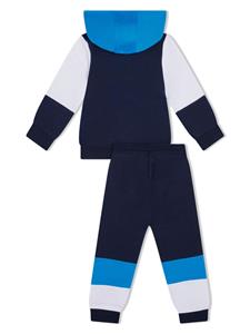 BOSS Kidswear logo-print colour-block tracksuit - Blauw