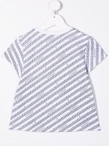 Givenchy Kids T-shirt met kettingprint - Wit