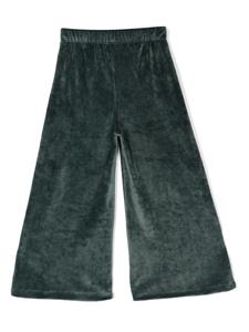 Caffe' D'orzo wide-leg velvet trousers - Groen