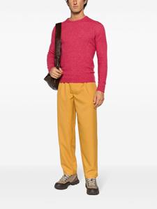 Roberto Collina crew-neck brushed jumper - Rood