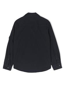 C.P. Company Lens-detail zip-up shirt jacket - Blauw