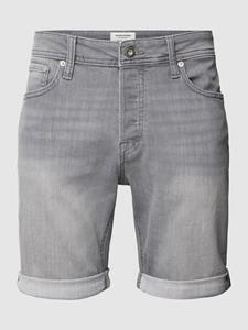 Jack & jones Korte jeans met labelpatch, model 'RICK'