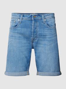 Jack & jones Korte jeans met labelpatch, model 'RICK'