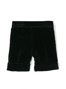 La Stupenderia corduroy pinched shorts - Groen
