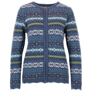 Flomax  Women's Jacke Reißverschluss Tami - Wollen vest, blauw