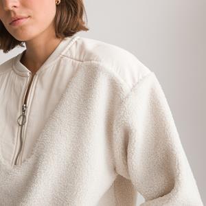 LA REDOUTE COLLECTIONS Sweater in imitatiebont, schapenvachteffect