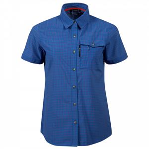 Halti  Women's Leiri S/S Check Shirt - Blouse, blauw