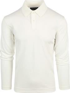 Marc O'Polo Knitted Poloshirt Wit