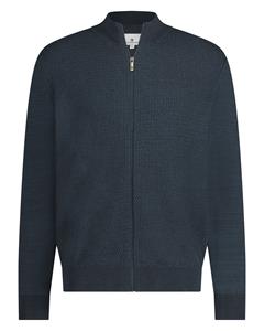 State Of Art Vest Zip Structuur Navy