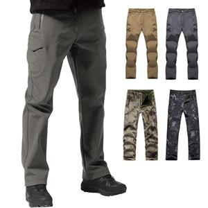 ReFire Gear Men's Soft Shell Fleece Tactical Pants Winter Waterproof Camouflage Military Trousers Warm Windproof Outdoor Fishing Skiing Hunting Hiking Pants