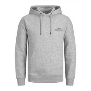 Jack & Jones Jack &Jones Efelix Sweat Hood Noos Light Grey Melange licht grijs 