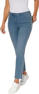 Your Look... for less! Dames Skinny jeans blue-bleached Größe