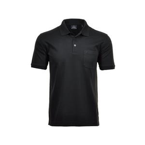 RAGMAN Poloshirt schwarz regular fit (1-tlg)