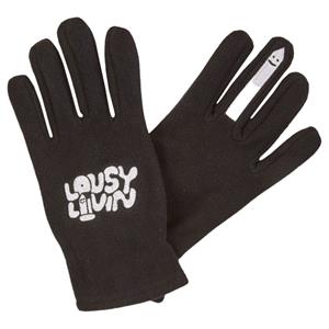 Lousy Livin Logo Gloves Black