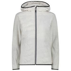 CMP  Women's Jacket Hybrid Fix Hood Poly Pongee - Fleecevest, grijs