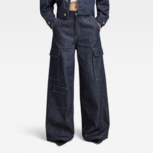 G-Star RAW Mega Cargo Denim Jeans - Donkerblauw - Dames
