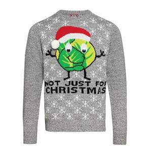 Christmas Shop Adults Unisex Sprouts Christmas Jumper