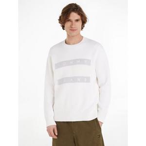 TOMMY JEANS Trui met ronde hals TJM RLX TONAL FLAG SWEATER