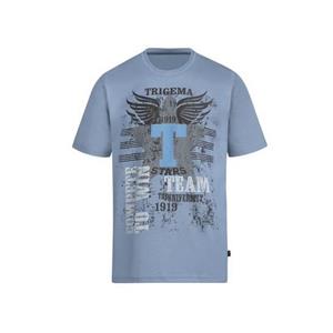 Trigema T-Shirt TRIGEMA T-Shirt mit großem Print-Motiv (1-tlg)
