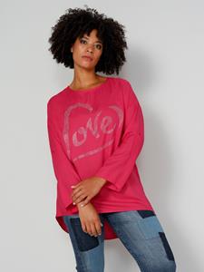 Angel of Style Lange blouse met motief van stras voor  Pink