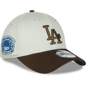 New Era MLB LA Dodgers World Series Patch 9FORTY Cap - Brown- Dames, Brown