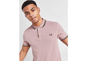 Fred Perry Twin Tipped Polo Shirt - Pink- Heren