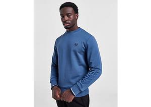 Fred Perry Twin Tipped Crew Sweater Heren - Blue- Heren