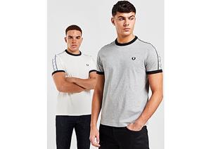 Fred Perry Tape Ringer T-Shirt - Grey- Heren