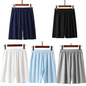 VIYOO Summer Trendyol Pijama Men's Sleepwear Bottom Elasticity Couple Beach Pajamas Shorts Home Clothing Thin Ice Silk High Flexible Shorts For Men