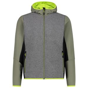 CMP  Jacket Fix Hood Bonded Wooltech - Wollen vest, grijs