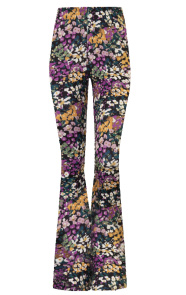 The Musthaves Flared Broek Print Colorful Flower