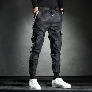 NH94YD Camouflage Casual Pants Men's New Fashion Slim Elastic Waist Fashion Work Pants Trousers