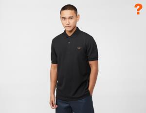 fredperry Fred Perry - Plain Black/Whisky Brown - Polo