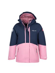 Trollkids - Girl's Skanden 3in1 Jacket - 3-in-1-jas, roze/blauw