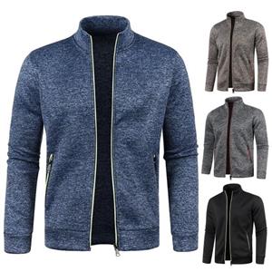 Meizhenchang Men Sweatshirt Pockets Warm 3D Cutting Men Autumn Plus Size Fitness Sweatshirt Coat Daily Clothing