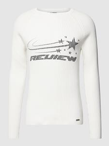 REVIEW Gebreide pullover met labeldetail