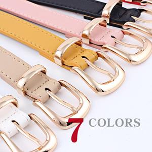 Lan Shi Damesmode Wild Metal Buckle Multi-color Riem