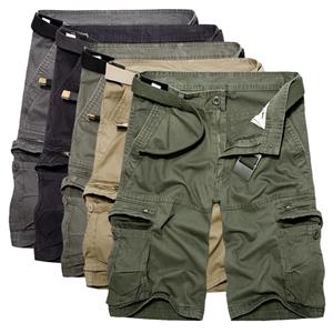 Luke Mannen Cargo Pants Army Green Multi Pocket Mannen Shorts Plus Size Man Militaire Knie Lengte Boardshorts